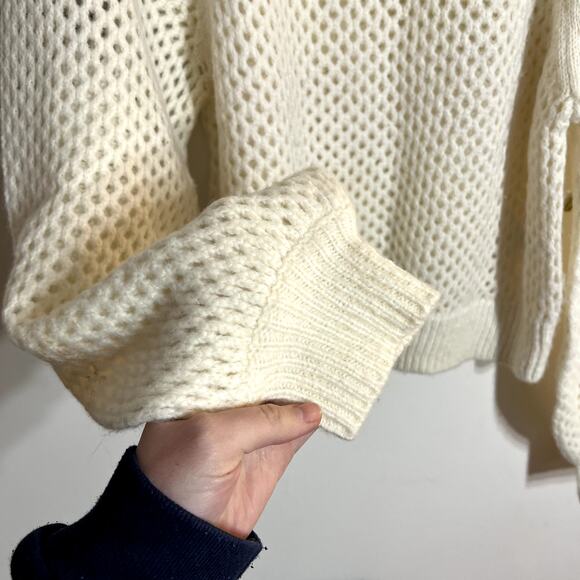 Joie Cream Open Knit Sweater - Picture 2 of 5